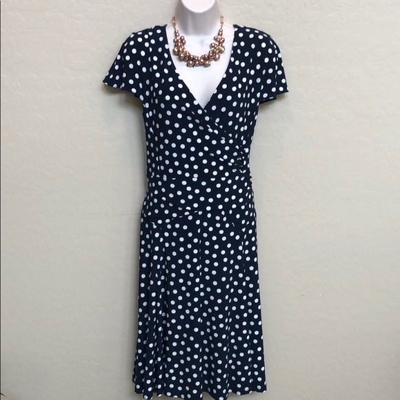 Ralph Lauren Dresses & Skirts - Ralph Lauren Poke a Dot Dress Size 14
